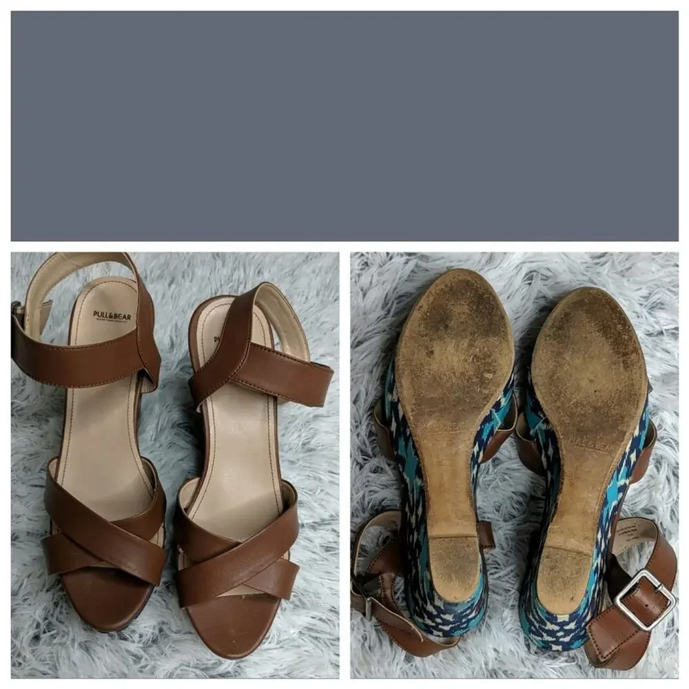 Pull&Bear Platform Wedges/Heels Y2K - Size 36 - GUC